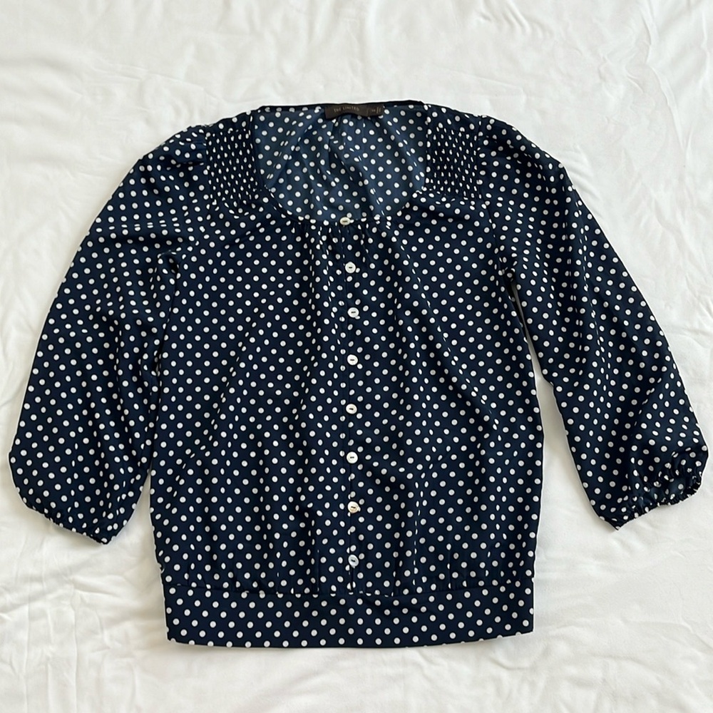 The Limited Polka Dot Blouse, Size XS